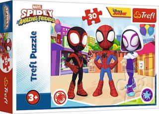 TREFL 18285 Puzzle 30 Przygody Spiday'a i przyjaciół