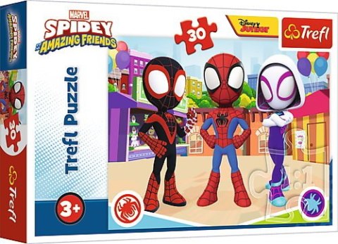 TREFL 18285 Puzzle 30 Przygody Spiday'a i przyjaciół TREFL 18285 Puzzle 30 Przygody Spiday'a i przyjaciół