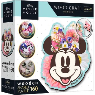 TREFL 20193 Puzzle drewniane Myszka Minnie 160 Stylowa Myszka Minnie