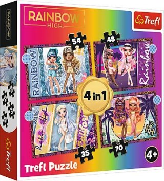 TREFL 34614 Puzzle 4w1 Modne laleczki LOL
