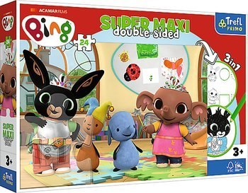 TREFL 41003 Puzzle 24 SUPER MAXI Bing z przyjaciółmi TREFL 41003 Puzzle 24 SUPER MAXI Bing z przyjaciółmi