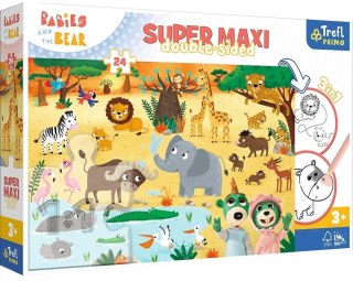 TREFL 41009 Puzzle 24 SUPER MAXI Bobaski na safari