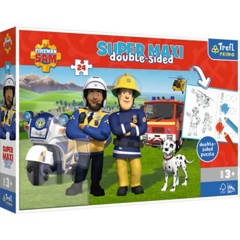TREFL 41015 Puzzle 24 SUPER MAXI Pomocna drużyna Strażaka Sama TREFL 41015 Puzzle 24 SUPER MAXI Pomocna drużyna Strażaka Sama