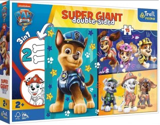 TREFL 42002 Puzzle 15 GIANT Wesołe pieski Psi Patrol