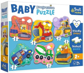 TREFL 44004 Puzzle Baby Progressive - Pojazdy