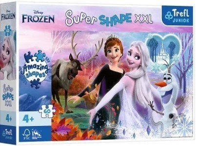 TREFL 50010 Puzzle 60 XXL Tańczące siostry / Disney Frozen TREFL 50010 Puzzle 60 XXL Tańczące siostry / Disney Frozen