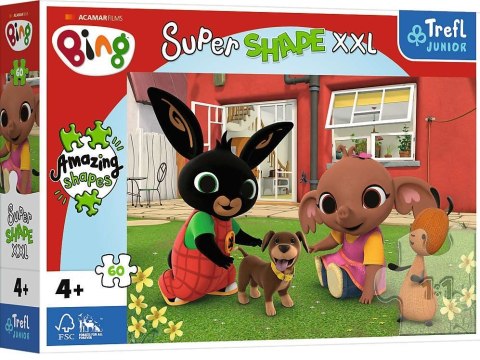 TREFL 50013 Puzzle 60 XXL Zabawa z pieskiem / Bing TREFL 50013 Puzzle 60 XXL Zabawa z pieskiem / Bing