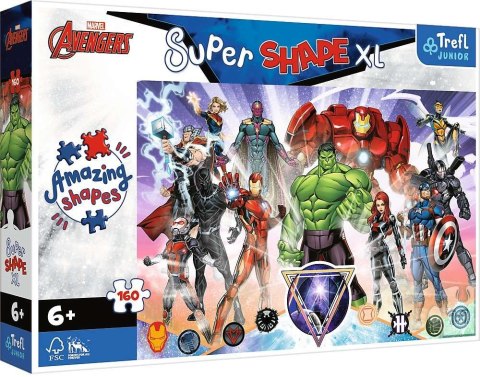TREFL 50023 Puzzle 160 XL Odwaga Avengers TREFL 50023 Puzzle 160 XL Odwaga Avengers