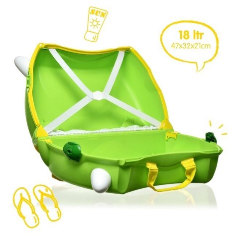 TRUNKI TRU-0352 Walizeczka jeżdżąca DINOZAUR DUDLEY TRUNKI TRU-0352 Walizeczka jeżdżąca DINOZAUR DUDLEY
