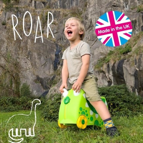 TRUNKI TRU-0352 Walizeczka jeżdżąca DINOZAUR DUDLEY TRUNKI TRU-0352 Walizeczka jeżdżąca DINOZAUR DUDLEY
