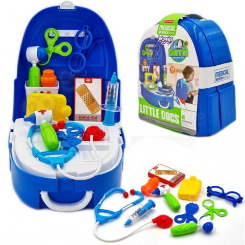 WOOPIE 40048 Zestaw Małego Lekarza w Plecaku WOOPIE 40048 Zestaw Małego Lekarza w Plecaku