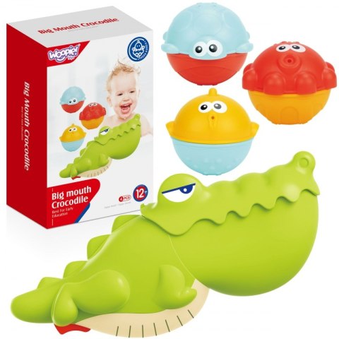 WOOPIE 46095 Zabawka wodna Krokodylek i Rybki 3 szt WOOPIE 46095 Zabawka wodna Krokodylek i Rybki 3 szt