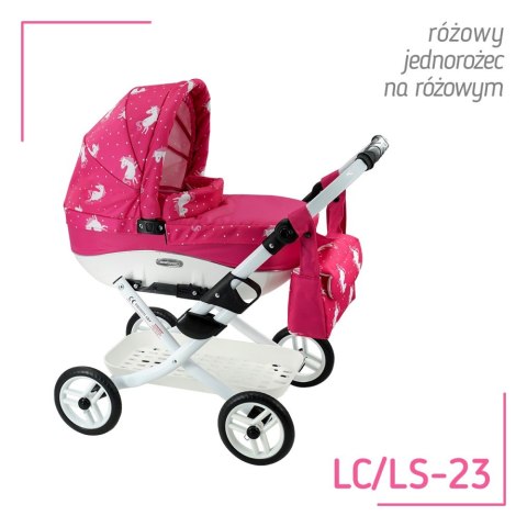 ADBOR Wózek lalkowy głęboki LILY kolor 23 ADBOR Wózek lalkowy głęboki LILY kolor 23