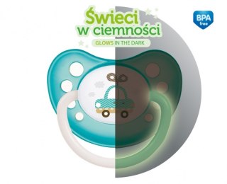 CANPOL 23/256 Smoczek uspokajający silikonowy anatomiczny 0-6m Toys różowy