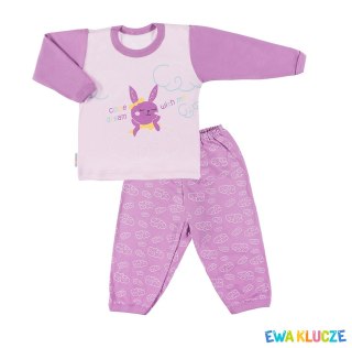 EWA 844880 LITTLE MOON Piżama DZIEW fiolet 92