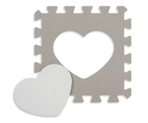 MILLY MALLY 5614 Mata piankowa puzzle Jolly 3x3 Shapes - pink grey MILLY MALLY 5614 Mata piankowa puzzle Jolly 3x3 Shapes - pink grey
