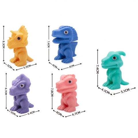 WOOPIE 44329 Elastyczna kostka sensoryczna Sorter Dino 6 el. WOOPIE 44329 Elastyczna kostka sensoryczna Sorter Dino 6 el.