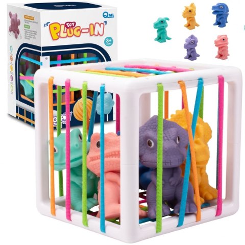 WOOPIE 44329 Elastyczna kostka sensoryczna Sorter Dino 6 el. WOOPIE 44329 Elastyczna kostka sensoryczna Sorter Dino 6 el.